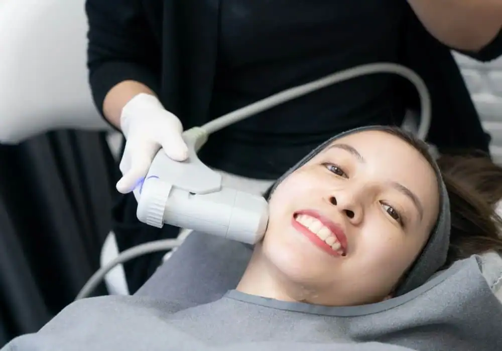 HIFU treatment Basingstoke in progress