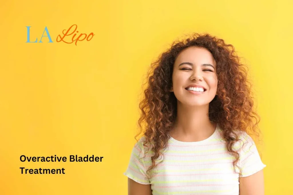 woman smiling about overactive bladder treatment Basingstoke solutions