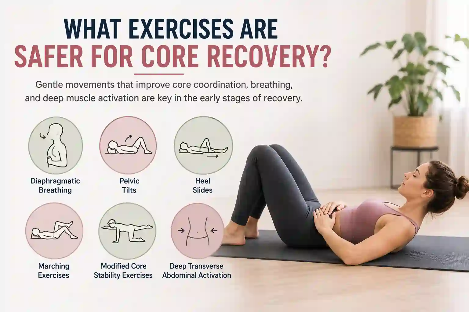 Which exercises may help diastasis recti Basingstoke?